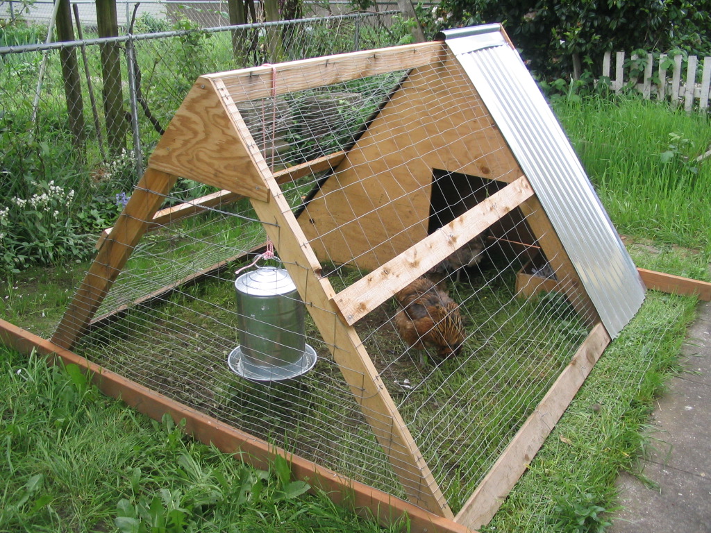 Gallinero de madera